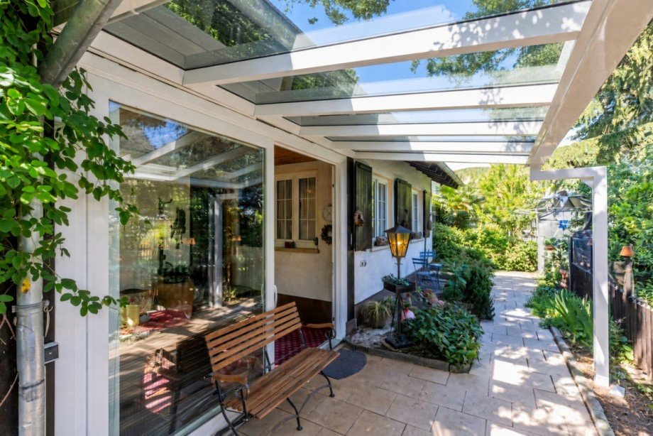 Eingangsbereich Bungalow Mainz-Kostheim