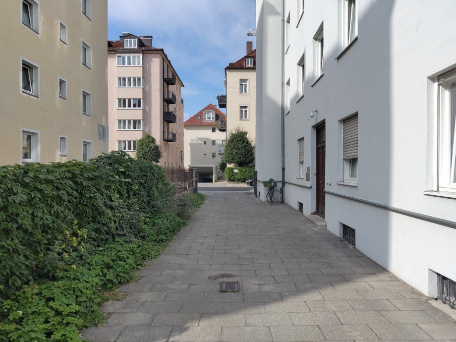 Zugang Fahrrad Maisonettewohnung M�nchen