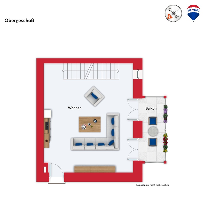 Grundriss OG Etagenwohnung M�nchen
