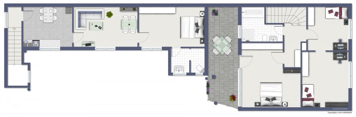 Grundriss OG Einfamilienhaus Mainz