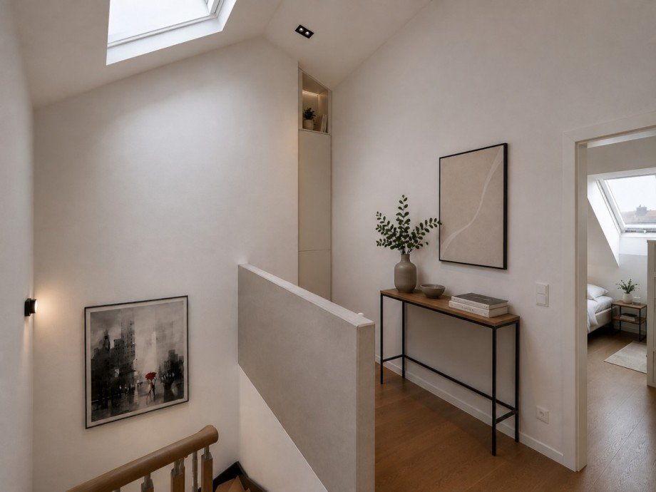 Flur oben 2 Maisonettewohnung M�nchen
