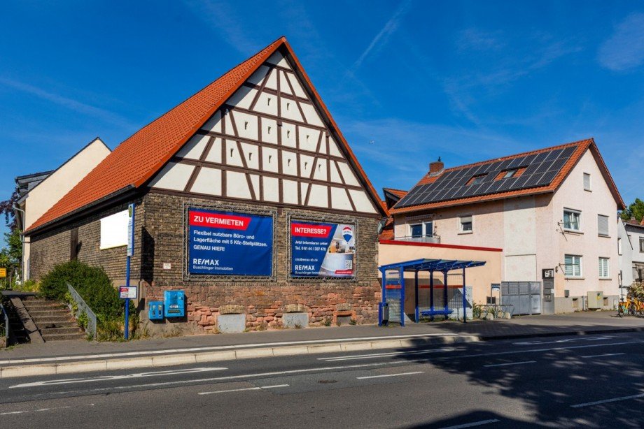 Au�enansicht Ladenlokal Bischofsheim