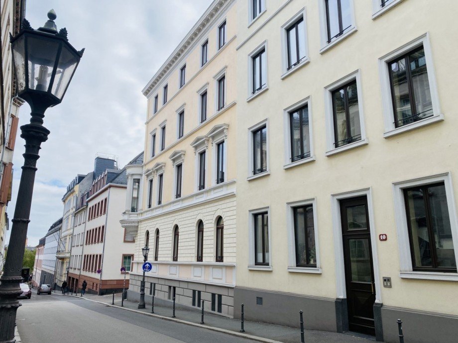 Seitenansicht Erdgeschosswohnung Mainz