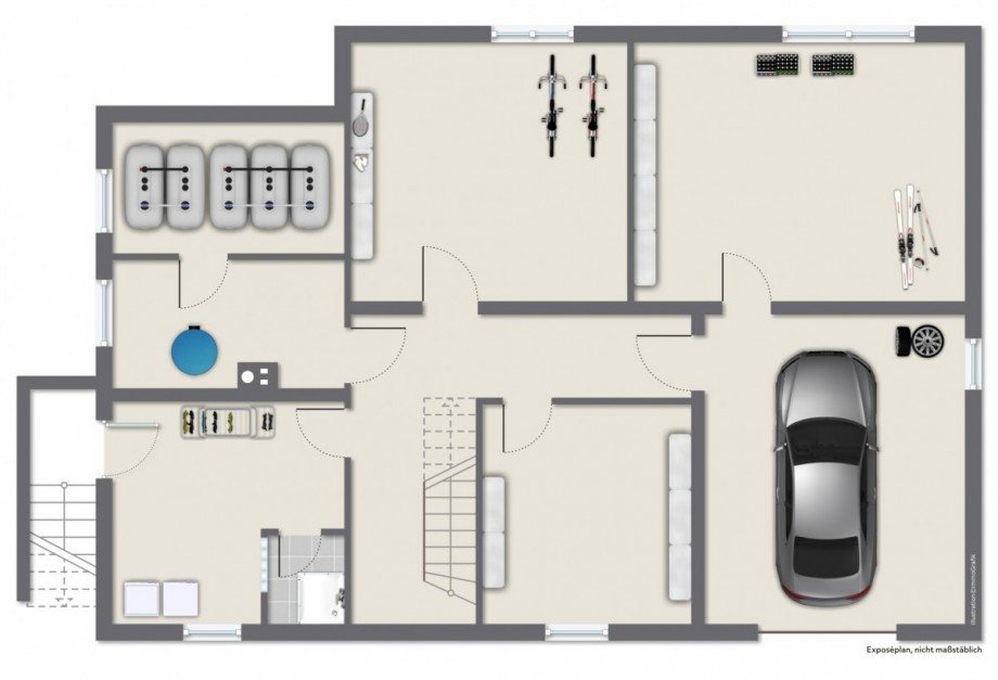 Kellergeschoss Einfamilienhaus Duchroth
