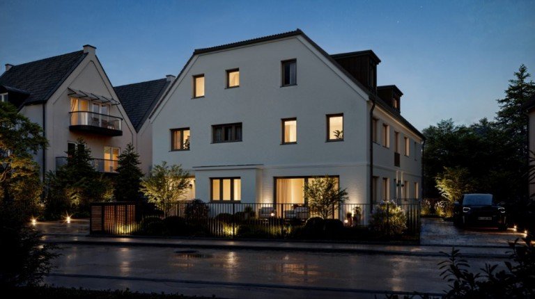 Ansicht 1 M�nchen Doppelhaush�lfte M-Obermenzing: Ruhige Haush�lfte - hochwertig gebaut