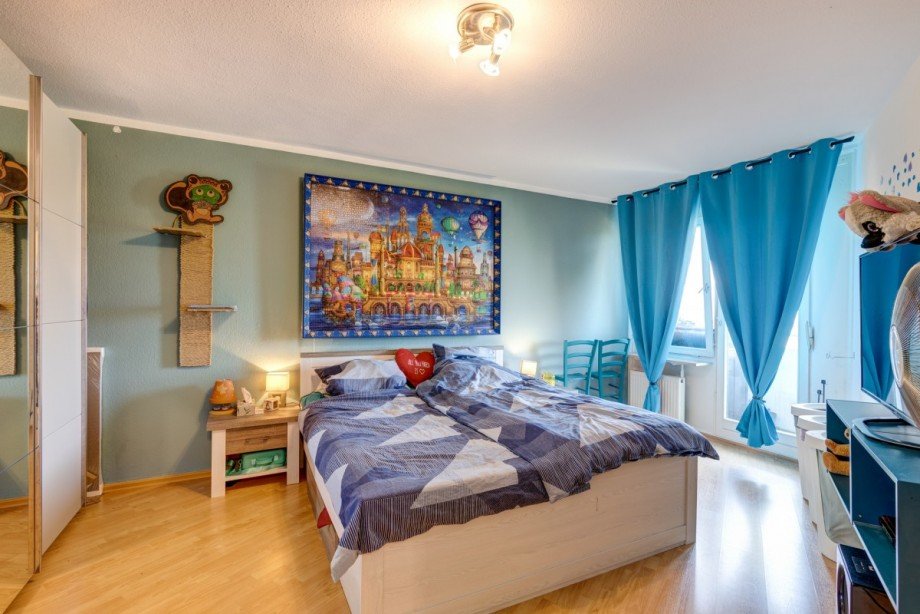 Schlafzimmer Etagenwohnung Bischofsheim