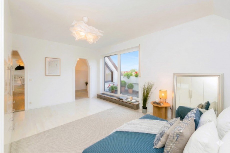 Schlafen2 Dachgeschosswohnung M�nchen / Harlaching