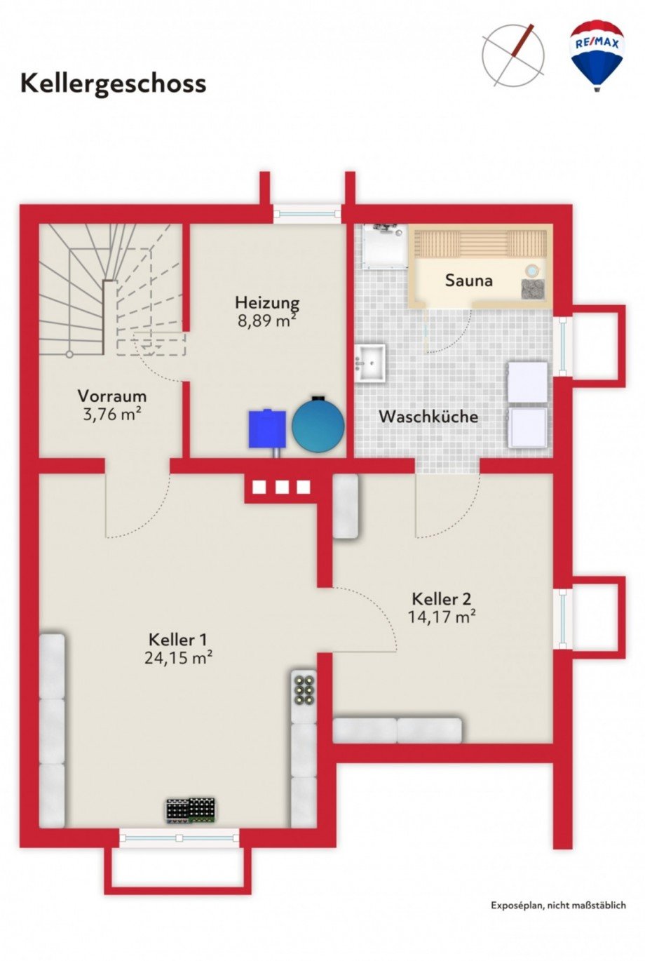 KG Grundriss Doppelhaush�lfte Solln