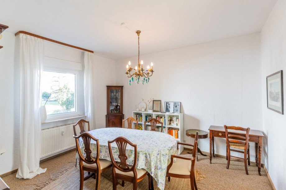 Esszimmer Wohnung Erdgeschoss Zweifamilienhaus Bischofsheim