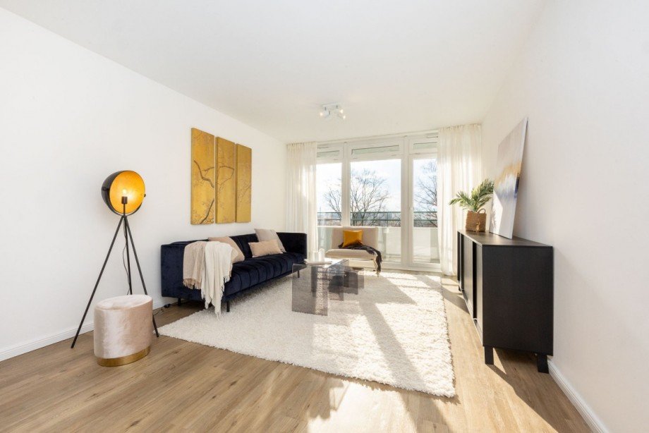 Wohnzimmer Etagenwohnung M�nchen