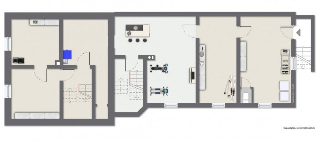 Grundriss_KG Zweifamilienhaus Bischofsheim