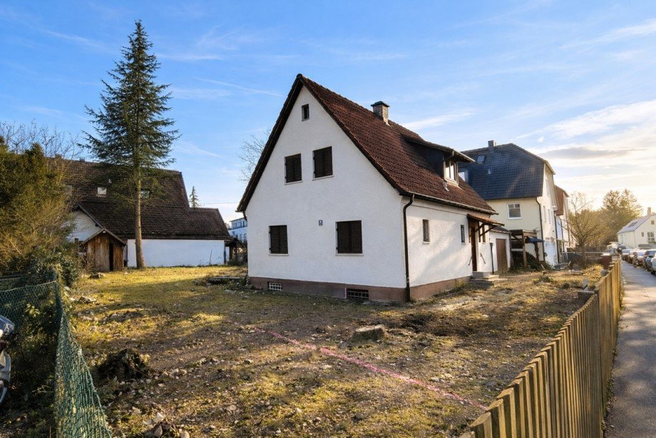 Gartenansicht Doppelhaush�lfte M�nchen