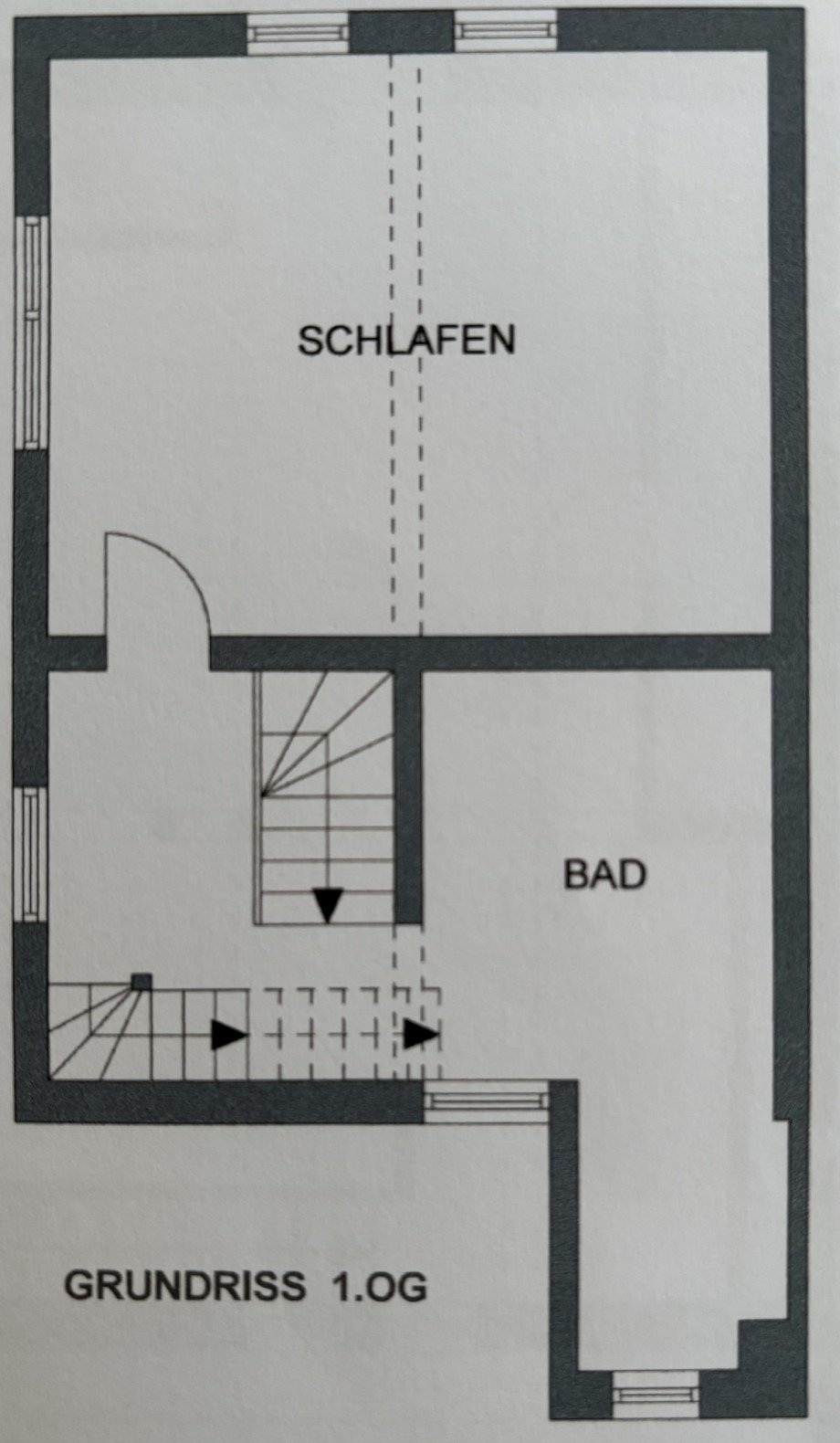 Grundriss 1.OG Einfamilienhaus Bad Homburg vor der H�he / Kirdorf