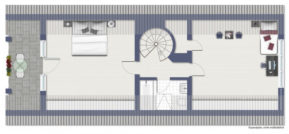 Grundriss_OG Maisonettewohnung Oppenheim