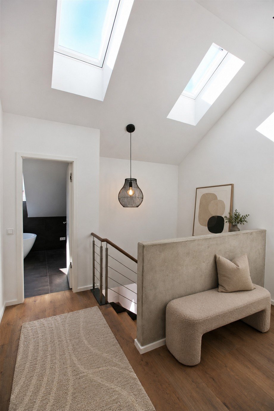 Flur oben Maisonettewohnung M�nchen