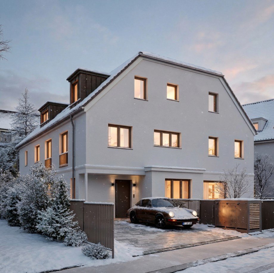 Ansicht 2 Doppelhaush�lfte M�nchen