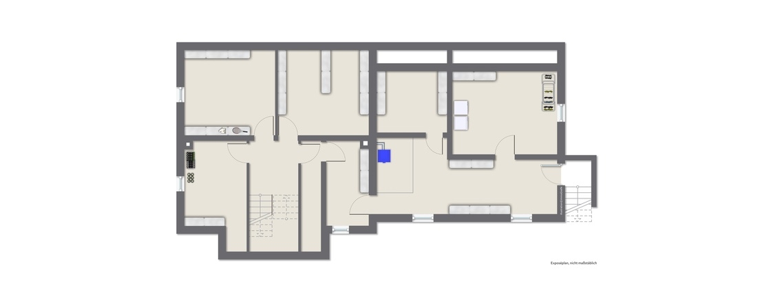 Grundriss Keller Zweifamilienhaus Bischofsheim