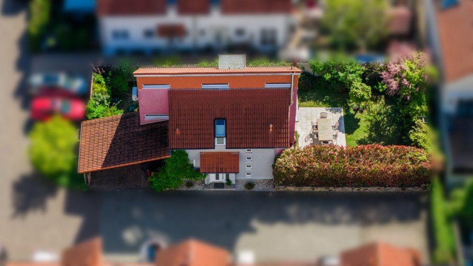 Drohnenbild Einfamilienhaus Dienheim